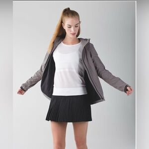 lululemon athletica Go the Distance Jacket, Gray Hooded and water resistant